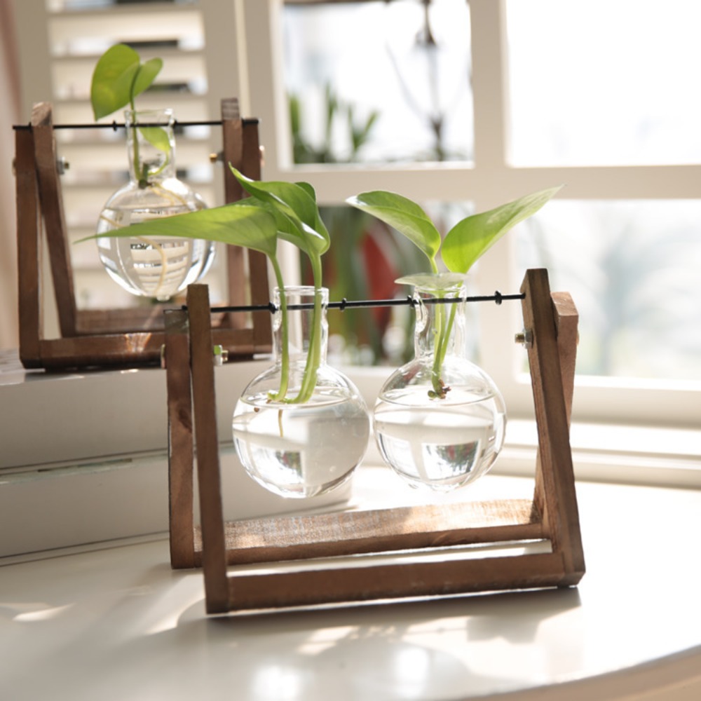 Creative Swing Wooden Holder G - đánh giá và giá Propagation Station Vase