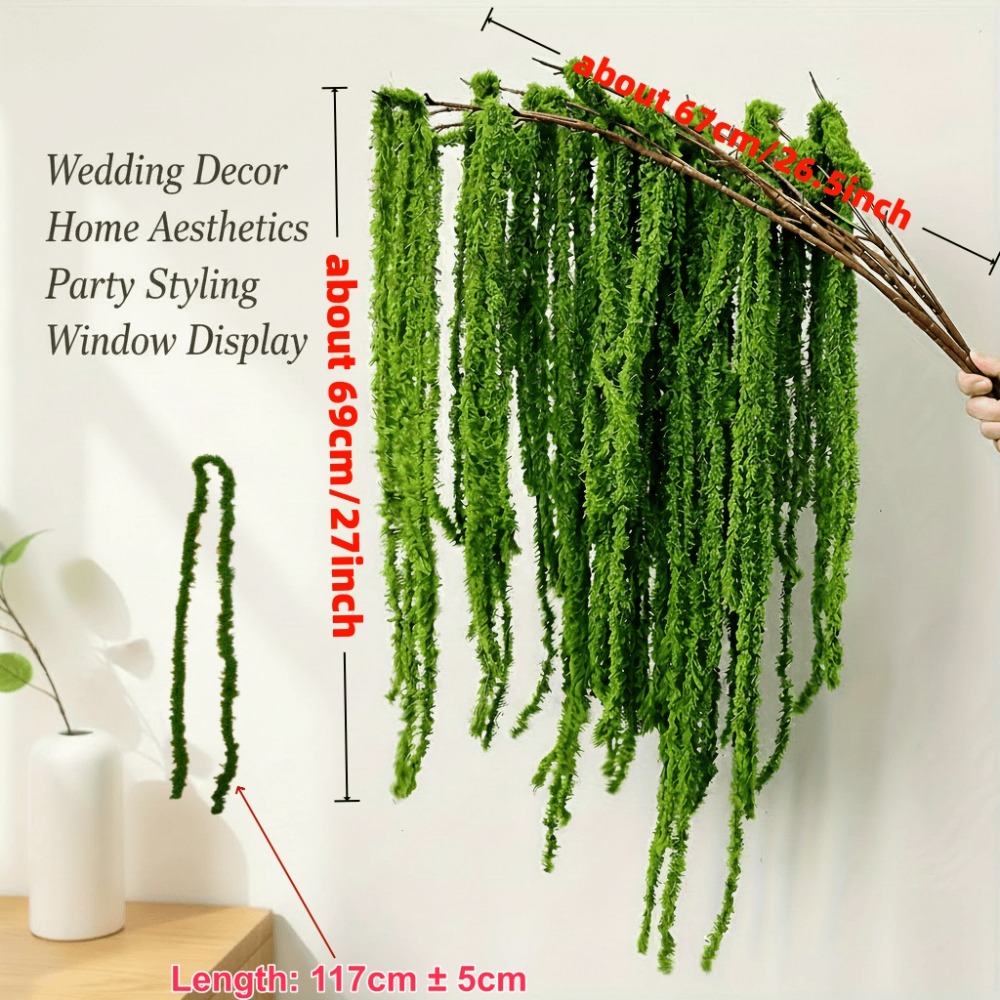 4 Piece Set Artificial Amarant - đánh giá và giá Sphagnum Moss Dry