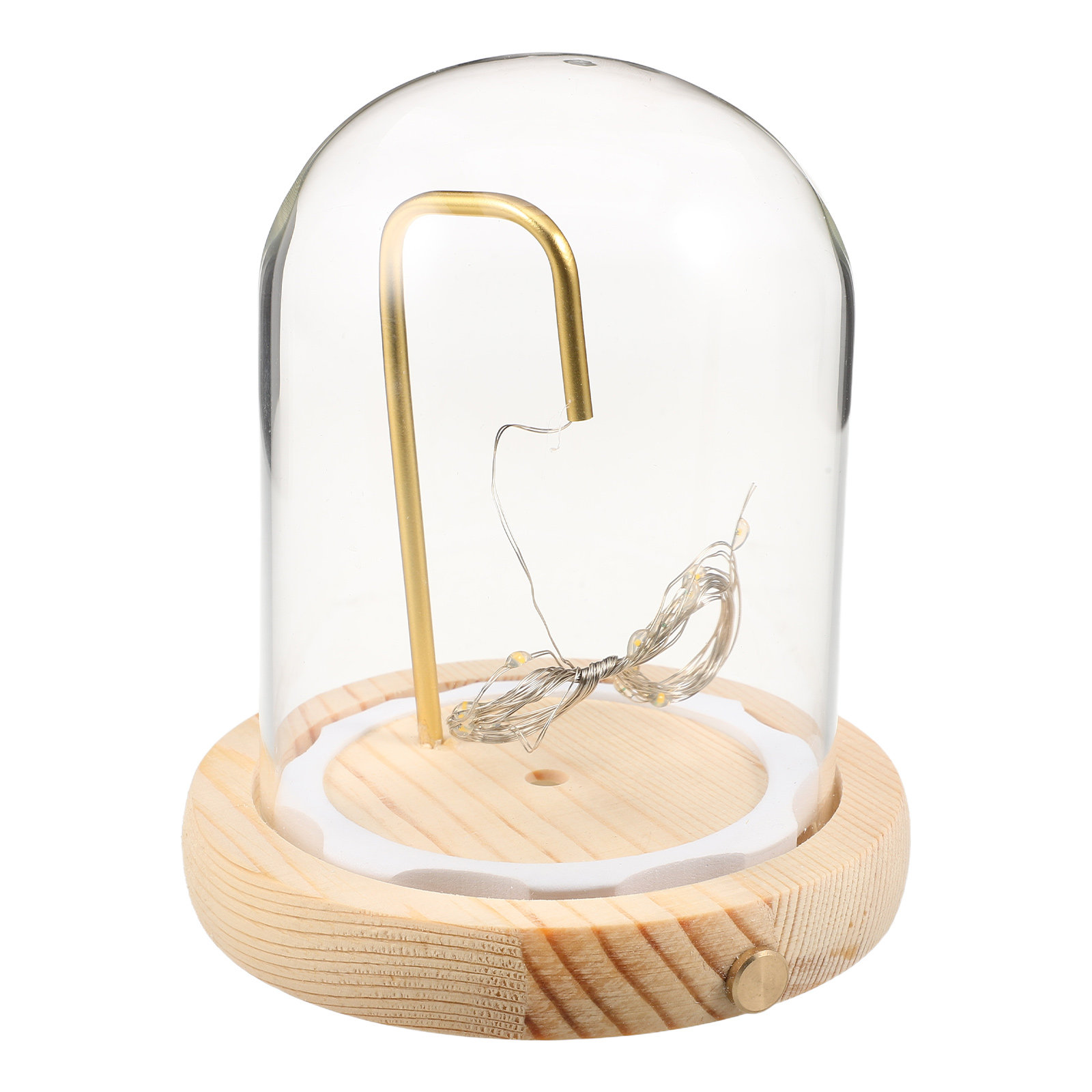 Glass Display Dome Wood Base L - đánh giá và giá Plastic Dome Clear
