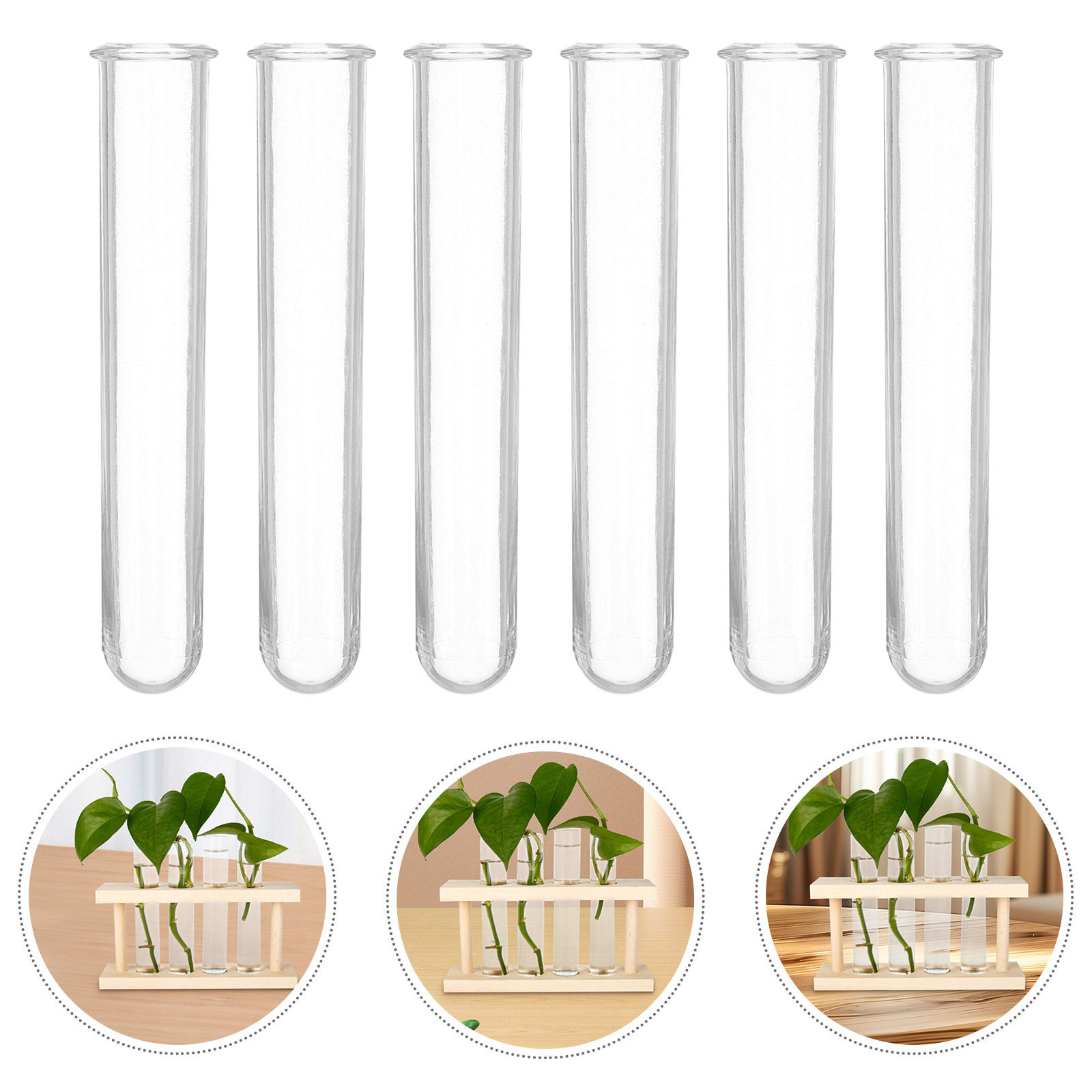 6Pcs Clear Test Tube Flower Va - đánh giá và giá Propagation Station Vase