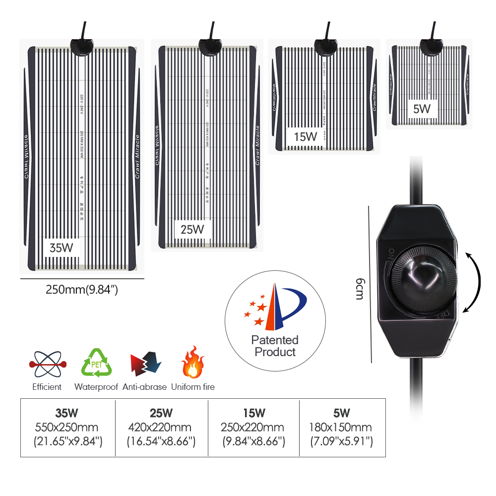 EU/AU/UK/US Graphene Material  - đánh giá và giá Heat Mat Seedling